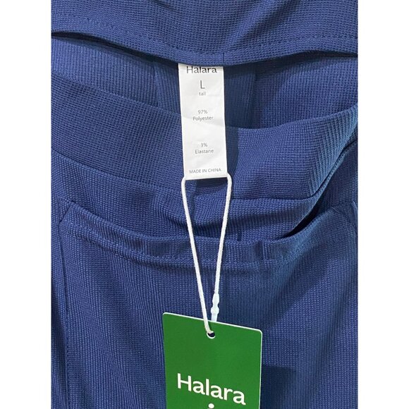 Halara Womens Adjustable Strap Relaxed Fit Blue Overalls With Pockets Size Large - Picture 4 of 10